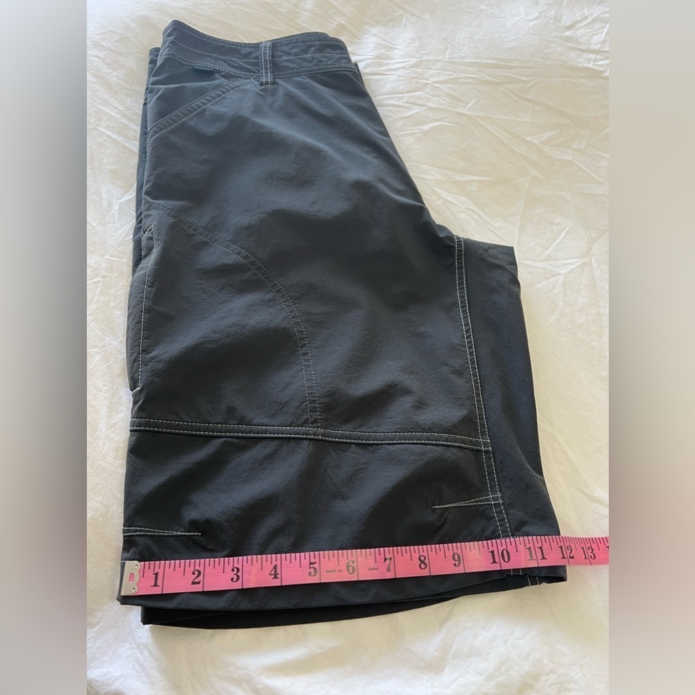 KUHL | Men's SZ 36 | Gray Cargo Hiking Lightweight Utility Activewear Shorts - Picture 8 of 8